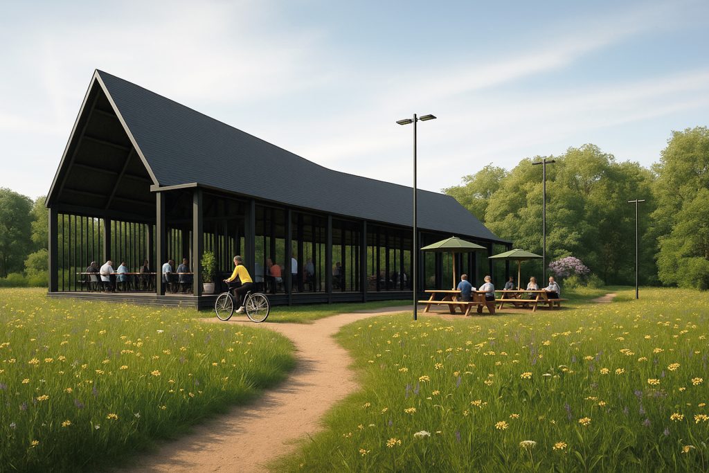 Veterans Village visitor centre exterior image.